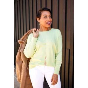 J Jill Women's Upland‎ Grove Sweater Sz 2X Endive Green Cozy Chic Casual NWT